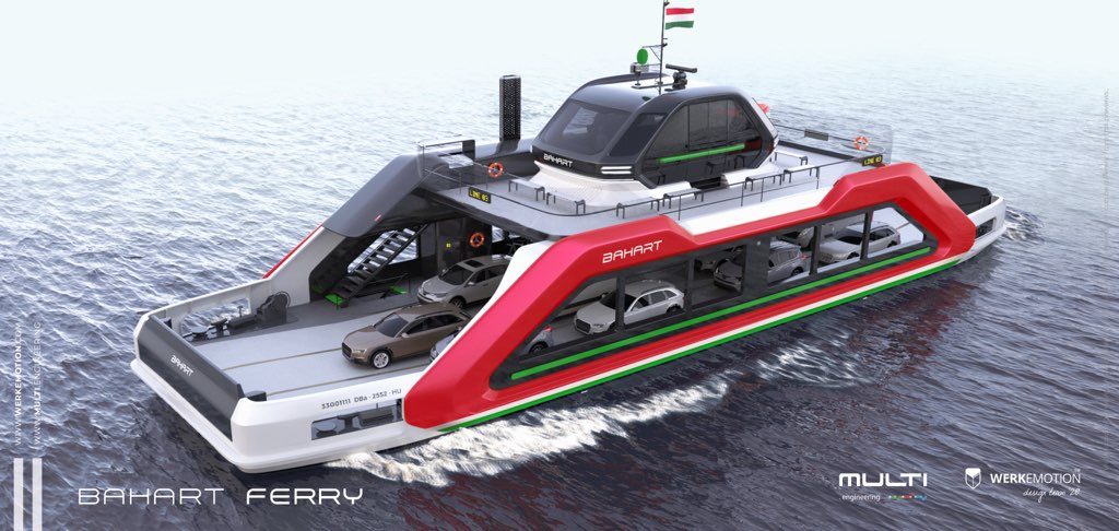 Futurisztikus külsőt kap a BAHART új hajóflottája