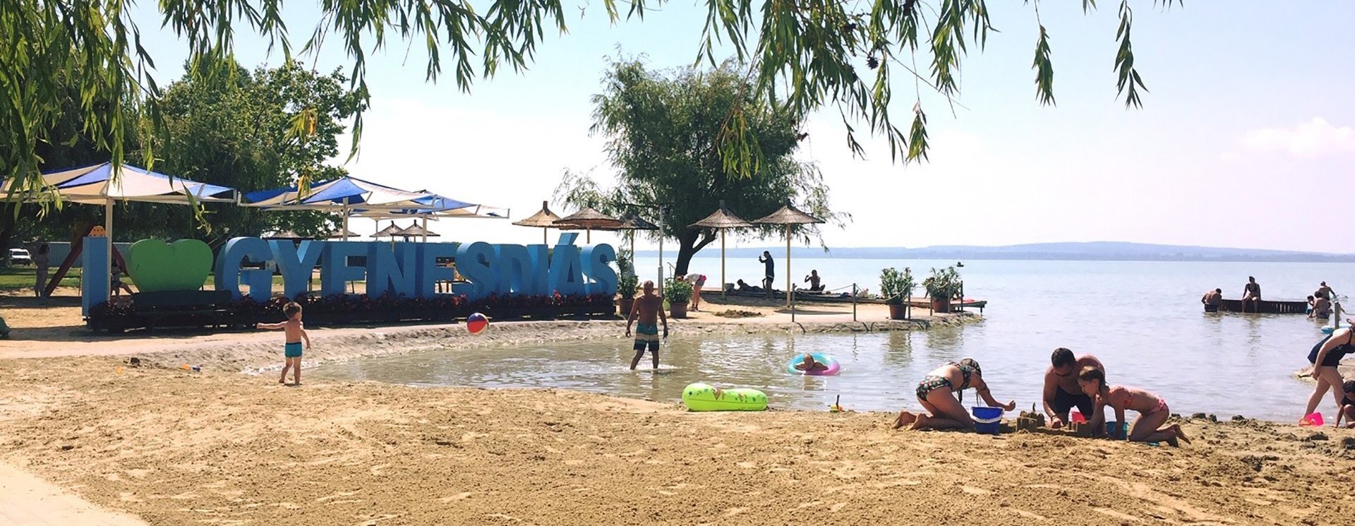 A gyenesdiási lett a legjobb strand a Balatonon