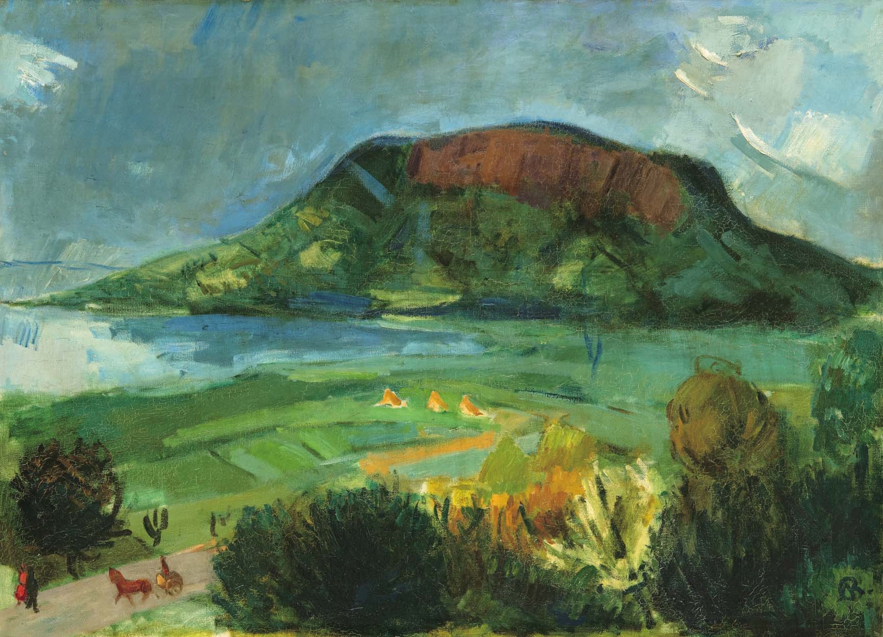 A Balatont és a Badacsonyt ábrázoló festmények szerepelnek együtt Salvador Dalí képével egy aukción
