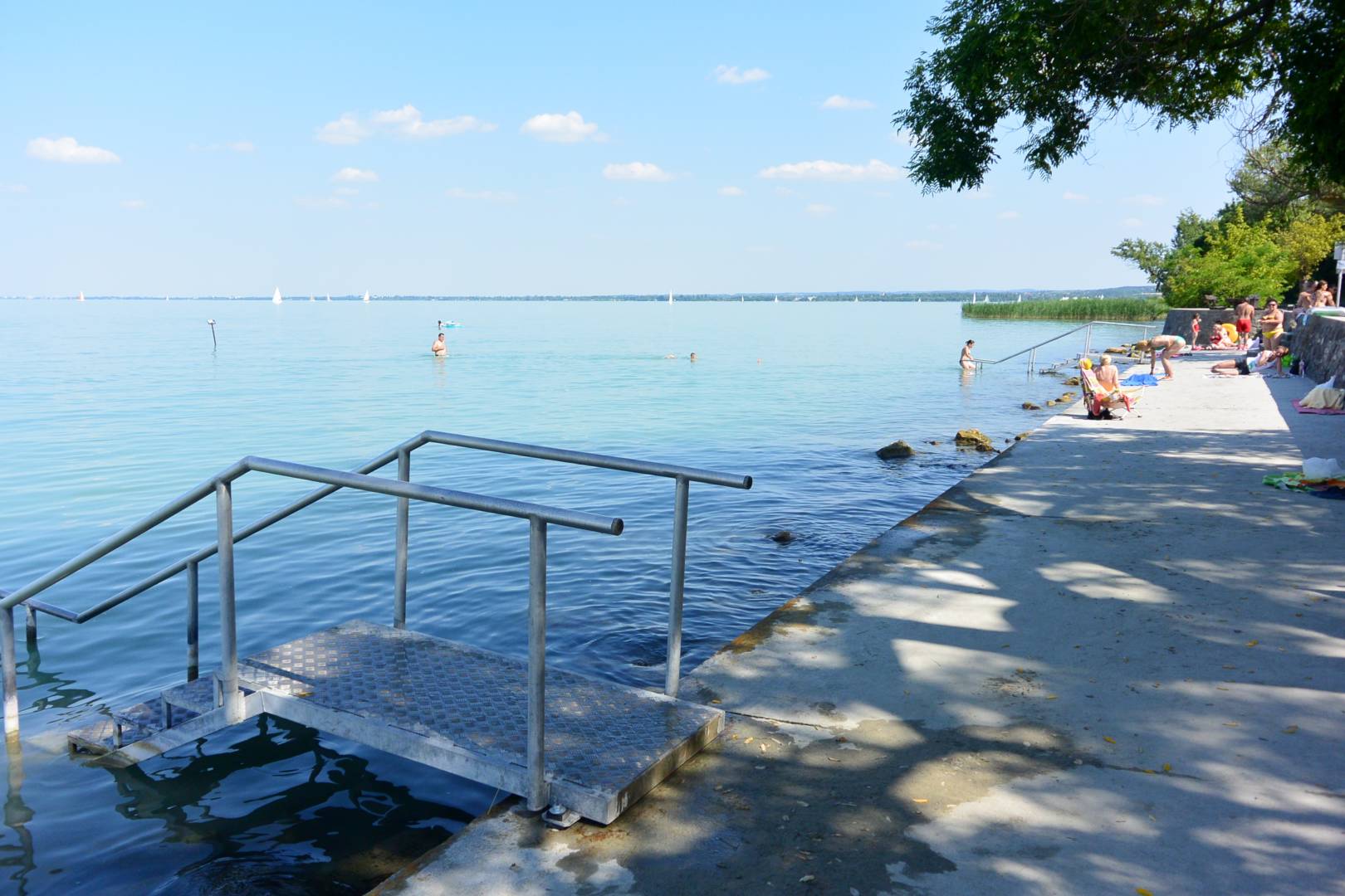 Nem ajánlott a fürdőzés Tihany Somosi szabadstrandján