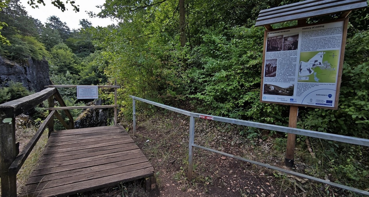 Lezárták a Balaton-felvidéki őskarsztot Úrkúton