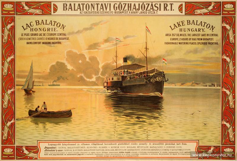 1846 őszén szállt vízre a Balaton első gőzhajója