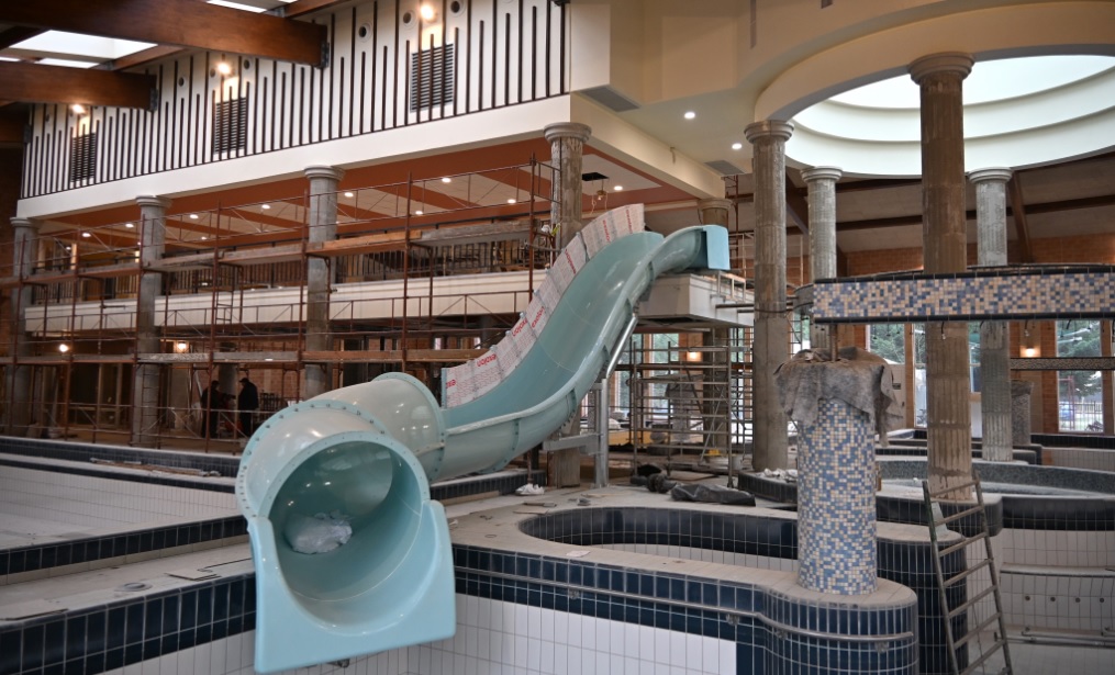 Utolsó fázisába ért a siófoki Galerius Fürdő felújítása