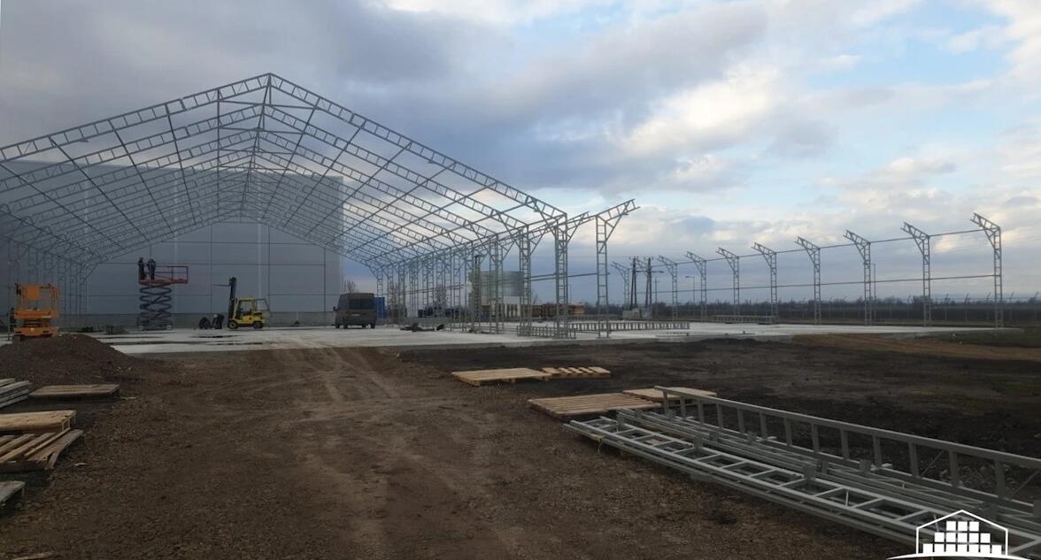 A raktársátor alapozásának lehetőségei