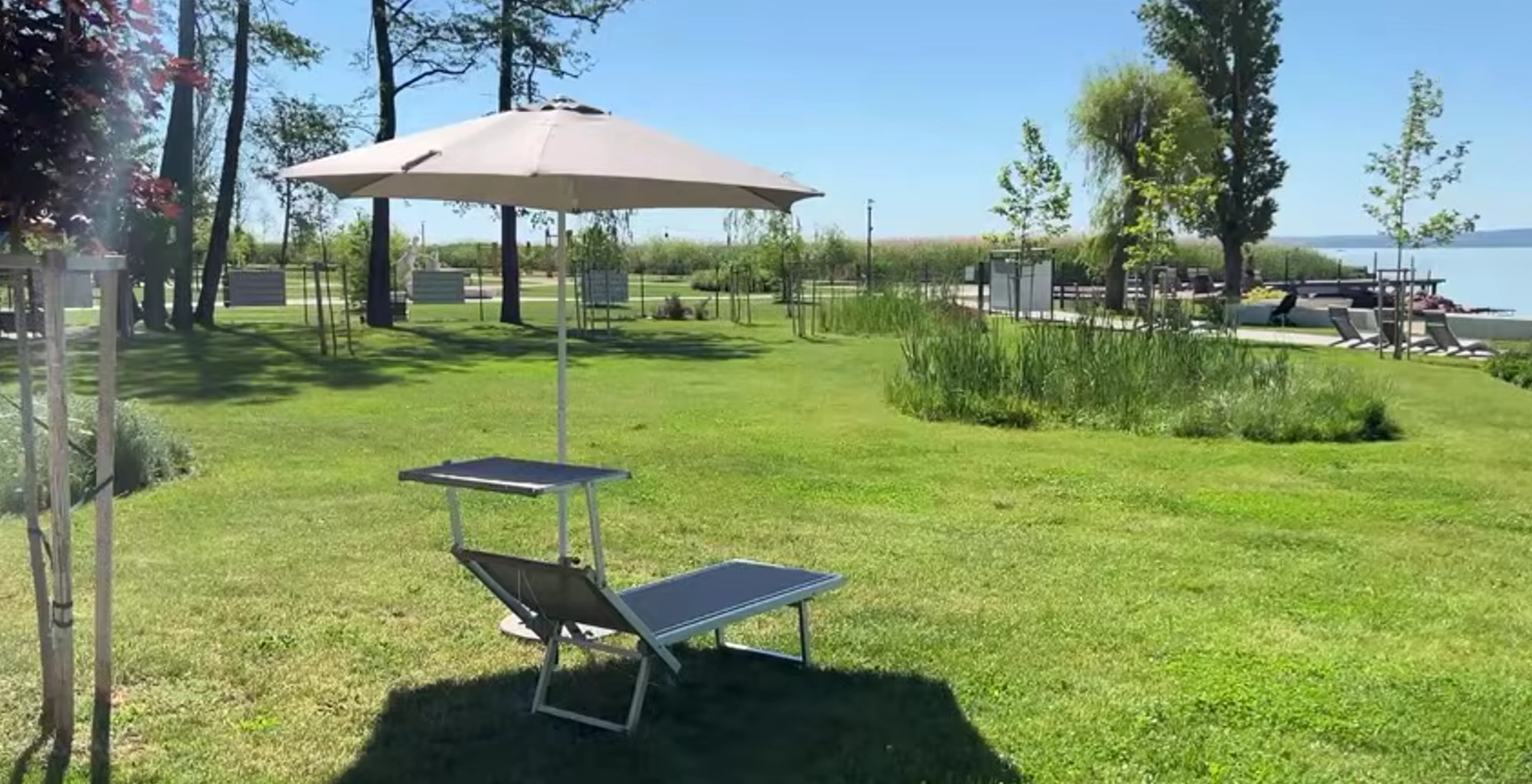Új strand nyitott Balatonfüreden