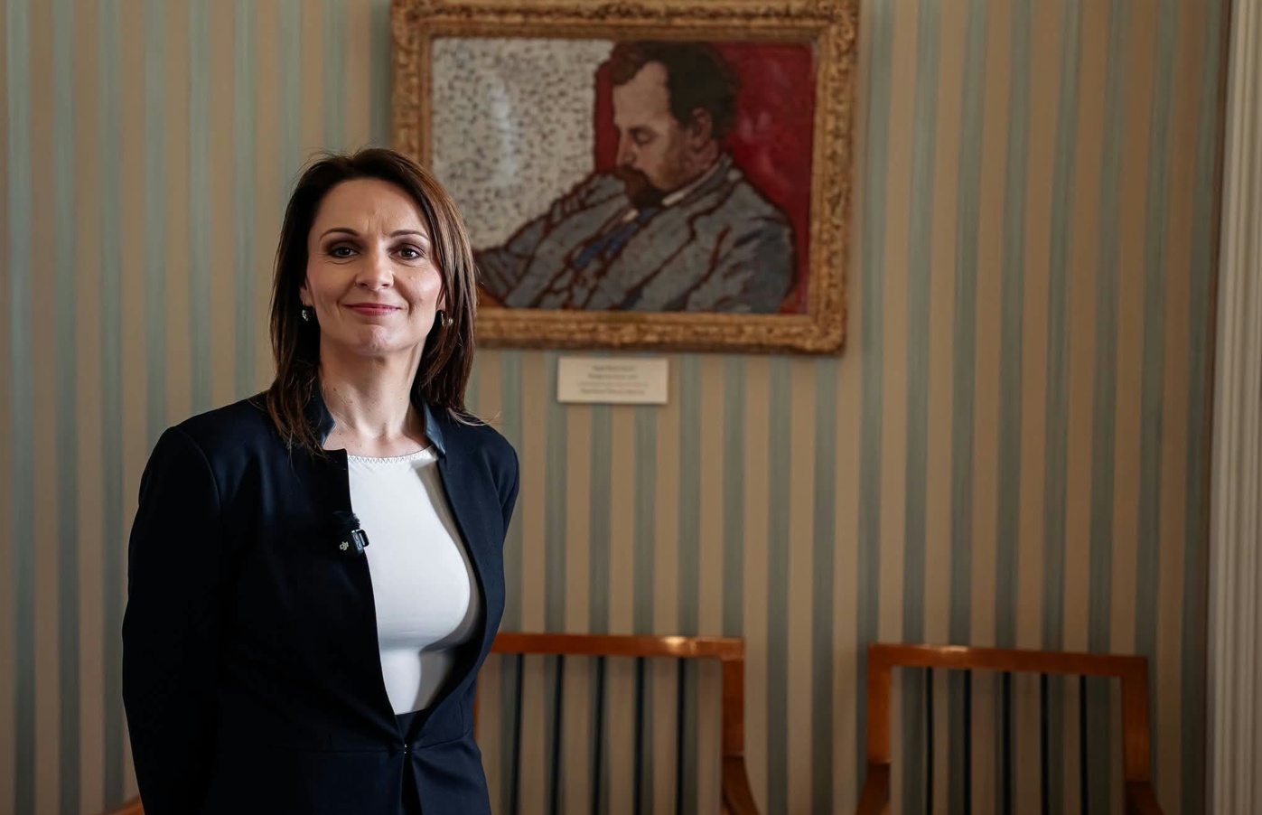 Visszatért Kaposvárra a Rippl-Rónai-festmény a Sándor-palotából