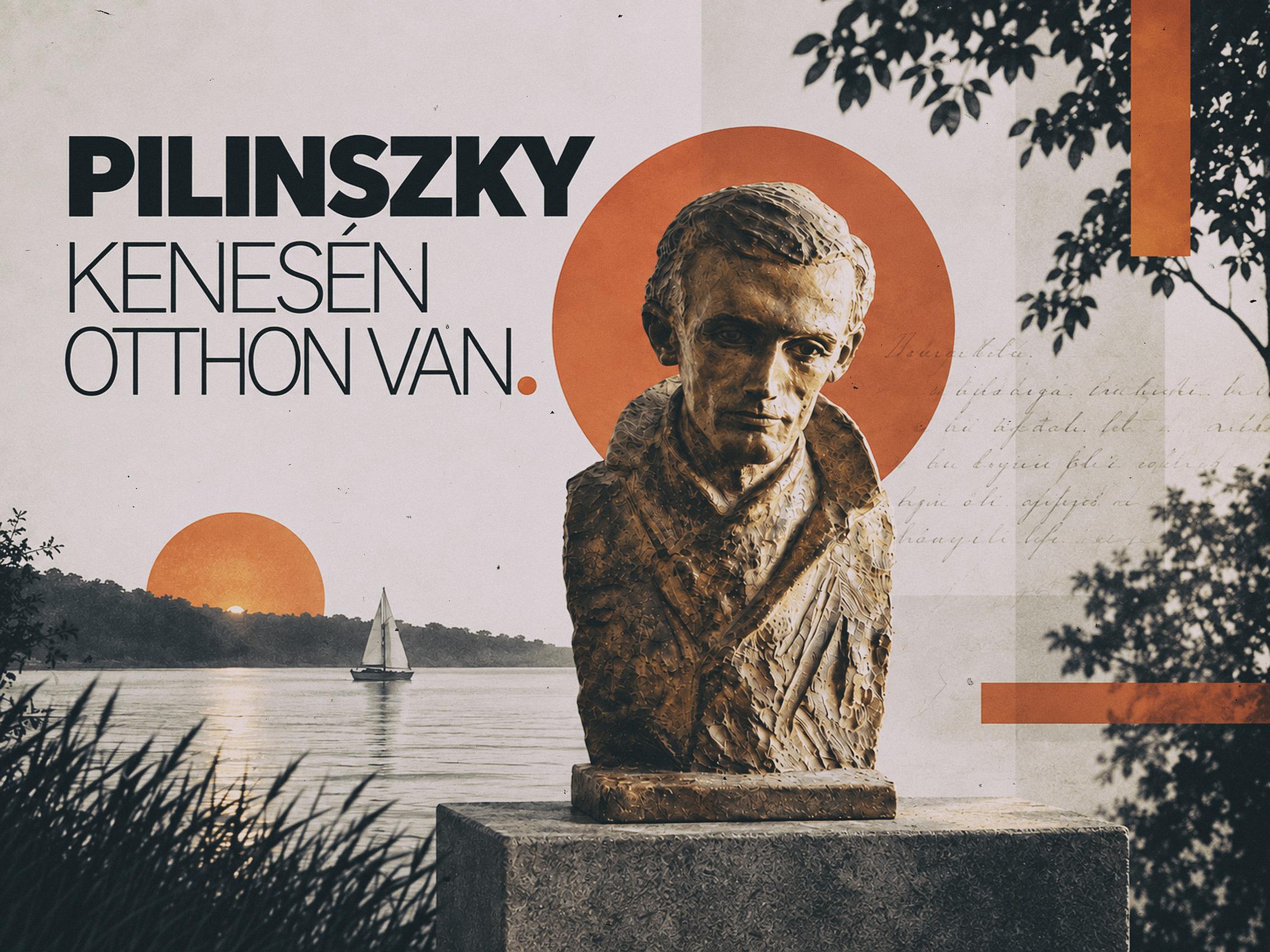 Ferenczy Béni Pilinszky-portréjából készül köztéri szobor Balatonkenesén